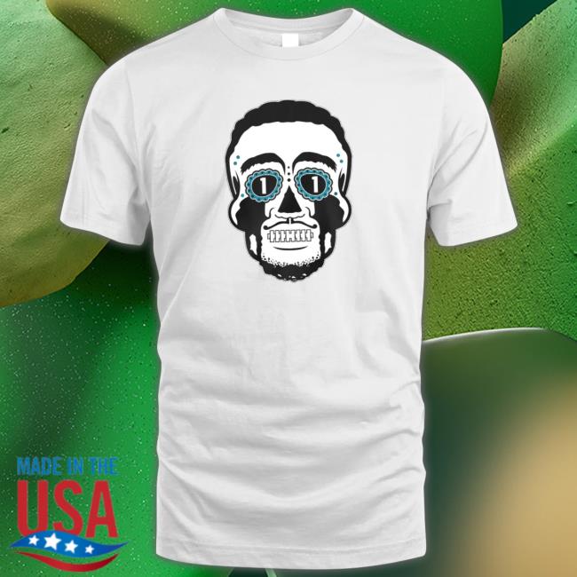 A. J. Brown Philadelphia Eagles Sugar Skull 2022 Long Sleeve Shirt A. J. Brown Philadelphia Eagles Sugar Skull 2022 Long Sleeve Shirt