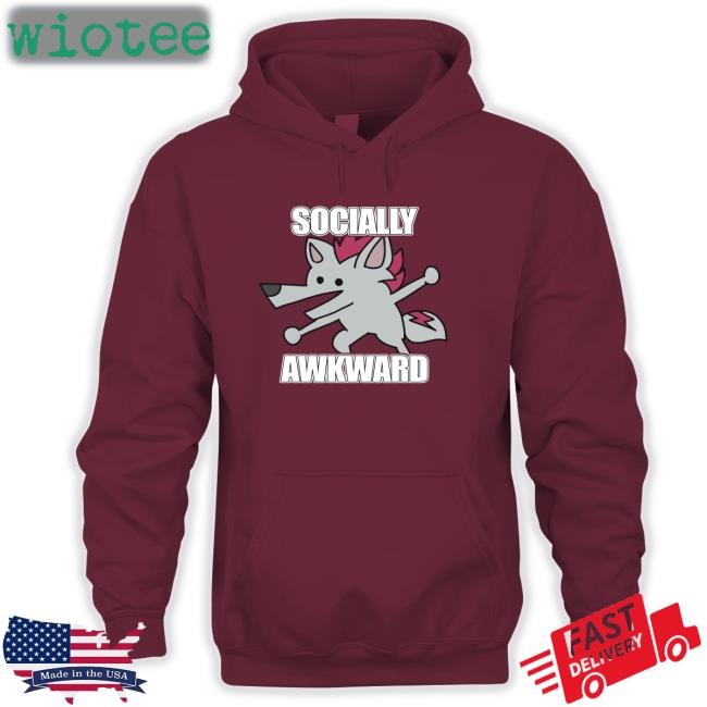 Socially Awkward Shreddyfox Long Sleeve Socially Awkward Shreddyfox Tee Shirt