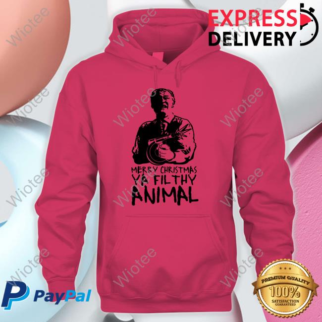 Bunker Branding Merry Christmas Ya Filthy Animal Long Sleeve T Shirt Bunker Branding Merry Christmas Ya Filthy Animal Crewneck Sweatshirt