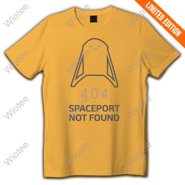 Official 404 Spaceport Not Found T Shirt