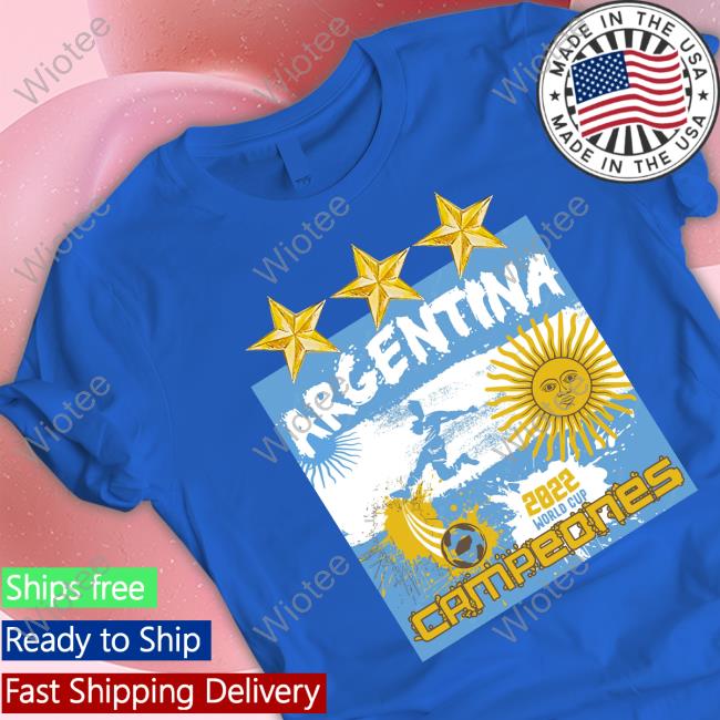 Argentina 2022 World Cup Campeones Shirt