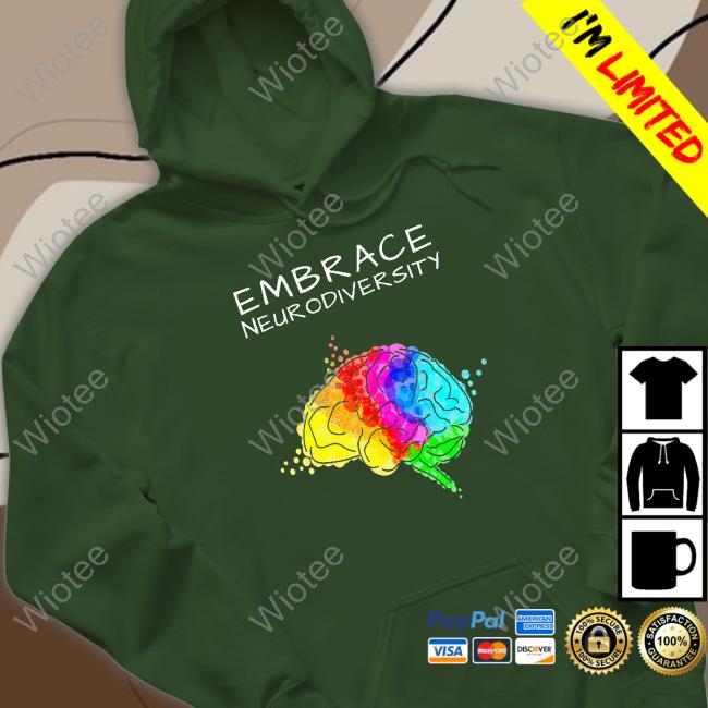 White Embrace Neurodiversity Sweatshirt