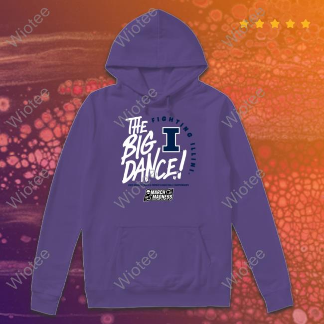 The Big Dance Fighting Illini 2023 Division I Men's & Women's Basketball Championships Tee The Big Dance Fighting Illini T Shirt Orange