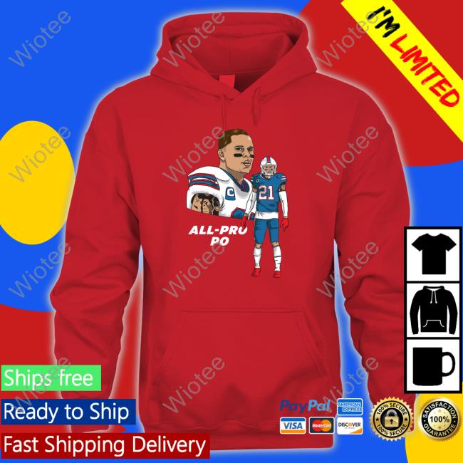All Pro Po T-Shirt Jordan Poyer All Pro Po T-Shirt Built In Buffalo