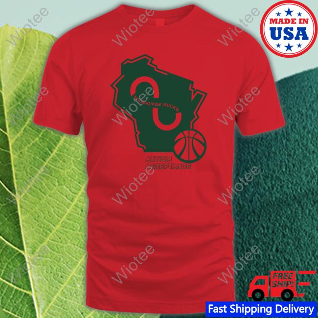 Milwaukee Bucks Autism Acceptance T Shirt Milwaukee Bucks Autism Acceptance T Shirts