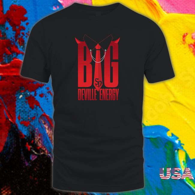 WWE Sonya Deville Big Deville Energy Hoodie Official WWE Sonya Deville Big Deville Energy Long Sleeve Tee