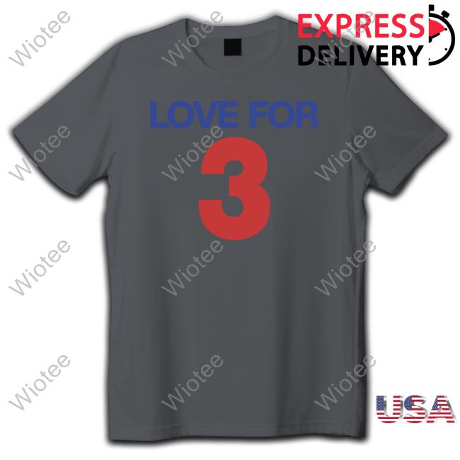 Damar Hamlin Stephen Whyno Love For 3 Shirt Love For 3 Shirt White