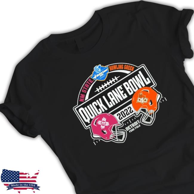 Nm State Vs Bowling Green 2022 Quick Lane Bowl Matchup Hoodie