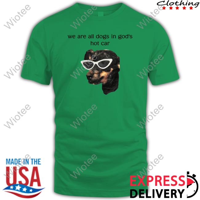 We Are All Dogs In God's Hot Car T-Shirt