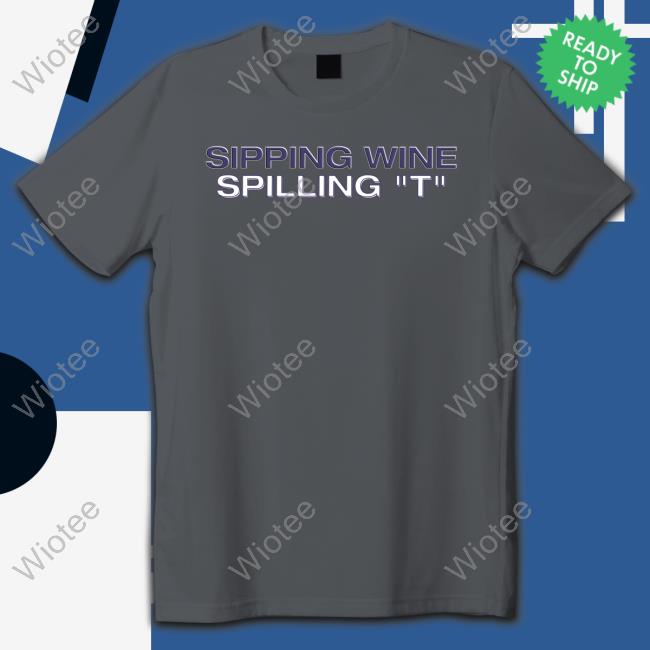 Shaun T Sipping Wine Spilling T Hoodie