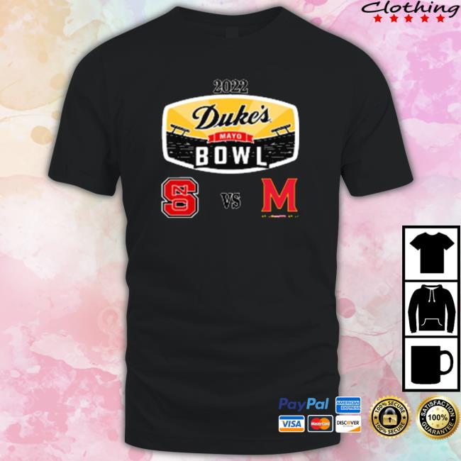 Official Nc state vs maryland 2022 duke’s mayo bowl matchup Sweatshirt Nc state vs maryland 2022 duke’s mayo bowl matchup Sweatshirt