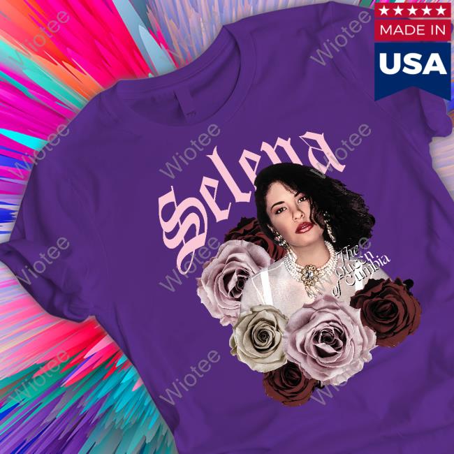 Floral Selena The Queen Of Cumbia Limited Edition Long Sleeve Tee