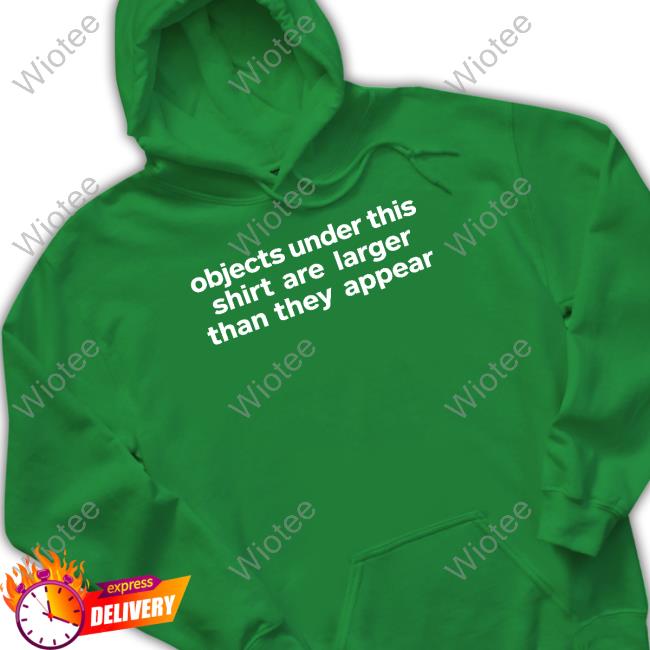 Objects Under This Shirt Are Larger Than They Appear V Neck T Shirt Inocent Joker Objects Under This Shirt Are Larger Than They Appear Shirt Inocent Joker