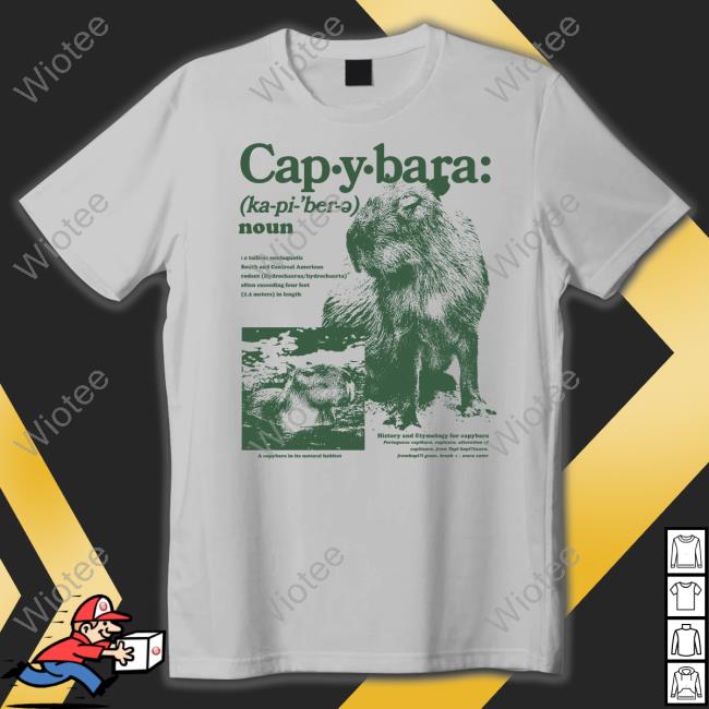 Capybara Defined Shirts Capybara Defined Long Sleeve Tee