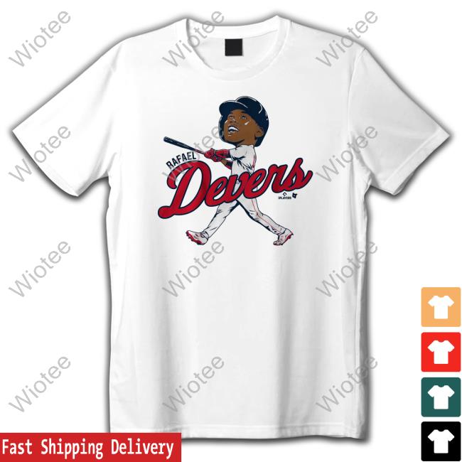 Official Breakingt Rafael Devers Caricature Hoodie