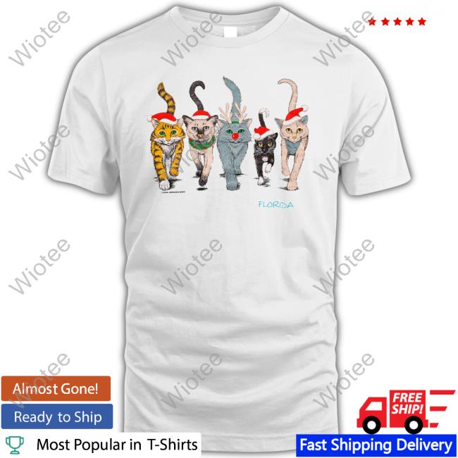 Taylor Swift 90S Florida Christmas Cats Tee Shirt Time For Memories Merch