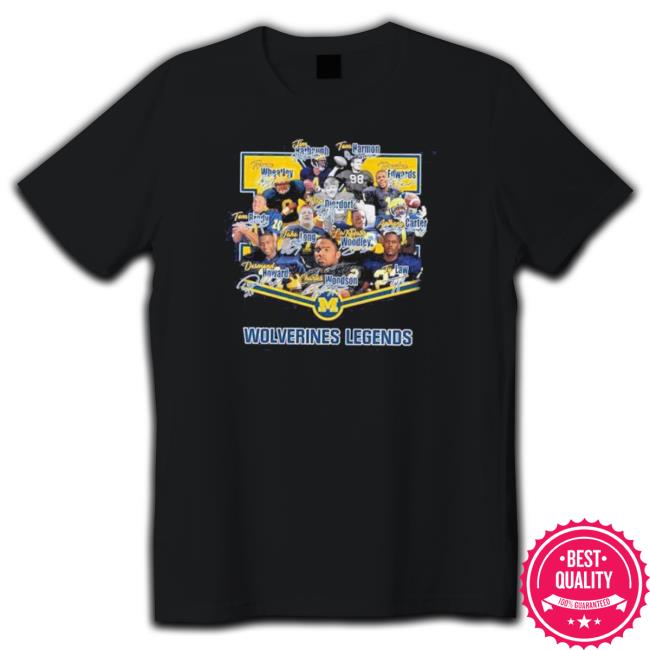 Michigan Wolverines Football Legend T-shirt Michigan Wolverines Football Legend Shirt