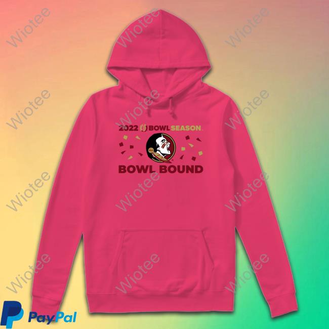 2022 Bowl Season Bowl Bound Hoodie Seminoles Equipment Official 2022 Bowl Season Bowl Bound White Tee