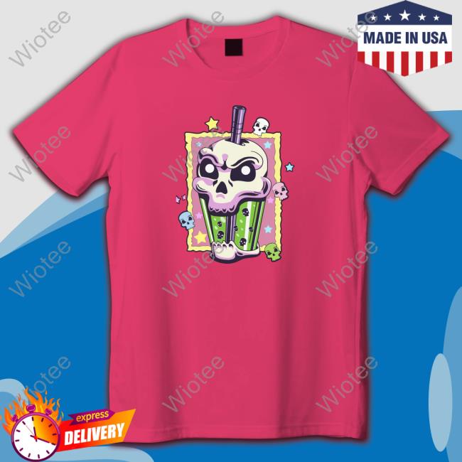 Spread Shirt Merch Official Kawaii Creepy Skull Boba Bubble Tea Pastel Goth Va Shirt Spread Shirt Merch Official Kawaii Creepy Skull Boba Bubble Tea Pastel Goth Va Shirt