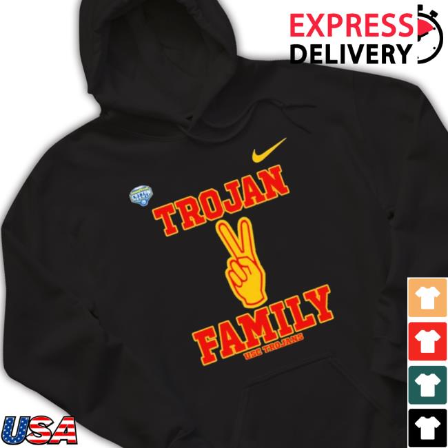 Official Usc Trojans Trojan Family Usc Trojans Tee