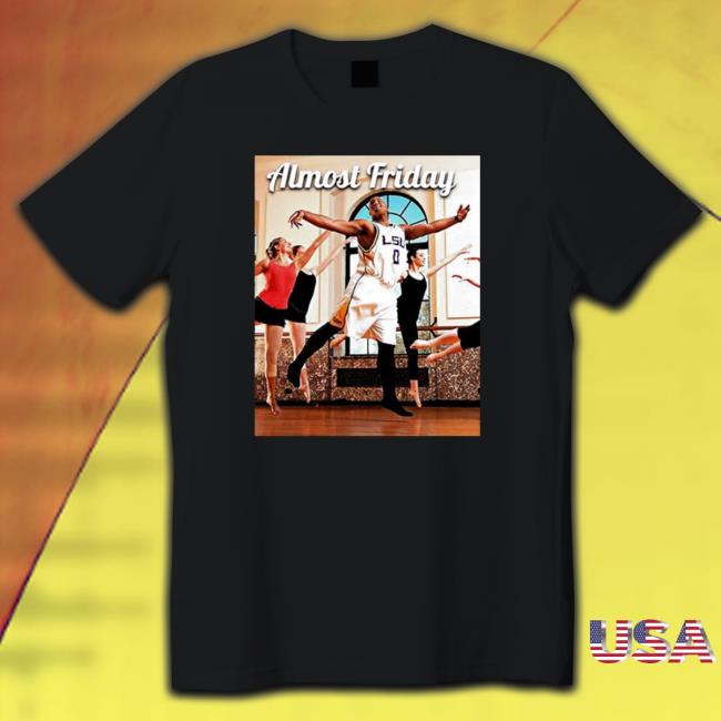 Almost Friday Baby Ballet LSU Tigers Tee Shirt