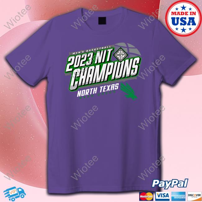 Official Ncaa North Texas Mean Green 2023 NIT Champions T-Shirt Official North Texas Mean Green 2023 NIT Champions Tee Shirt