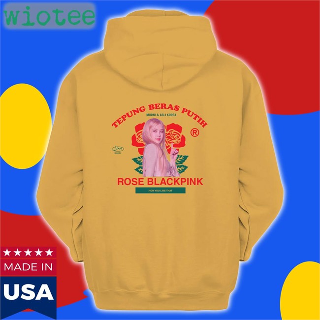 Tepung Beras Putih Rose Blackpink Unisex White Tee Ndagels Ndagels Mas Adem Tepung Beras Putih Rose Blackpink T Shirt
