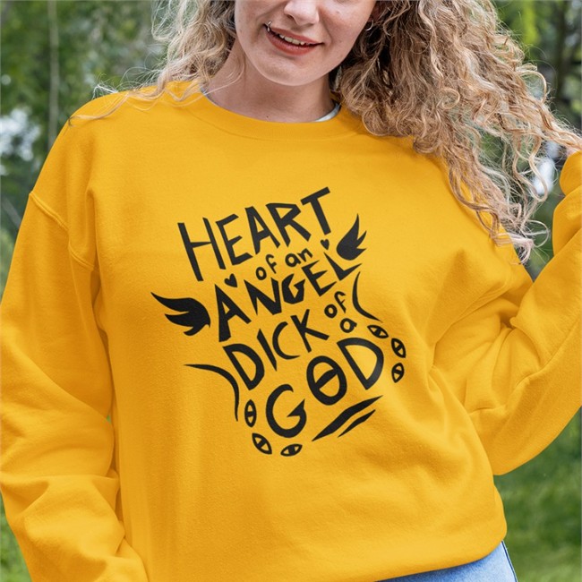 Heart Of An Angel Dick Of A God T Shirts Yan Nucleose's Artist Shop Heart Of An Angel Dick Of A God T Shirt Yan Nucleose's Artist Shop