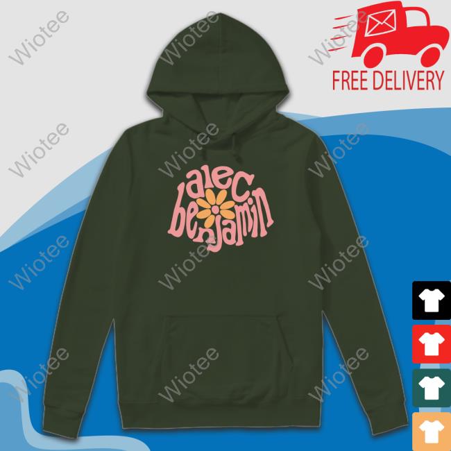 Alec Benjamin Wavy Flower Tee Alec Benjamin Merch Wavy Flower Tee