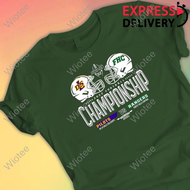 De La Salle Collegiate Pilots Vs Forest Hills Central Rangers 2022 Football Championship Tee Shirts Official De La Salle Collegiate Pilots Vs Forest Hills Central Rangers 2022 Football Championship Shirt