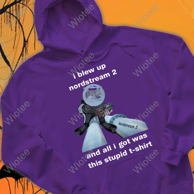 I Blew Up Nordstream 2 And All I Got Was This Stupid T-Shirt Hoodie