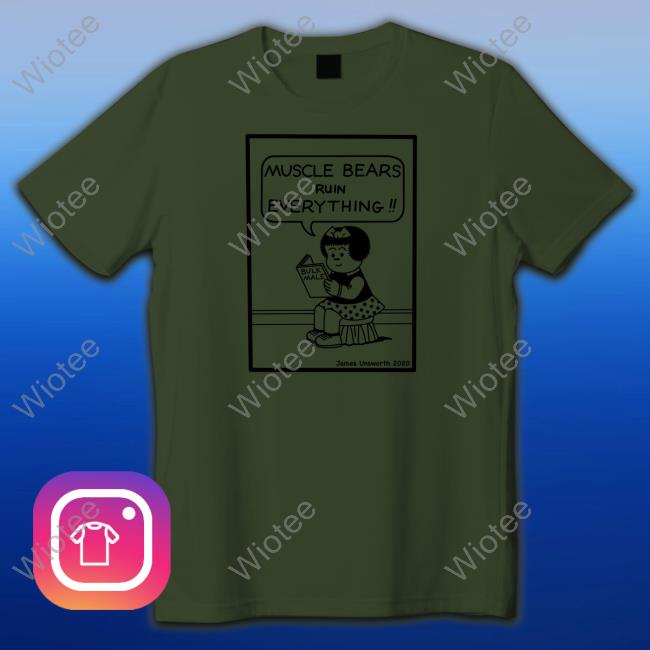 James Unsworth Merch Muscle Bears Ruin Everything Bulk Male Sweatshirt Muscle Bears Ruin Everything Bulk Male T Shirts