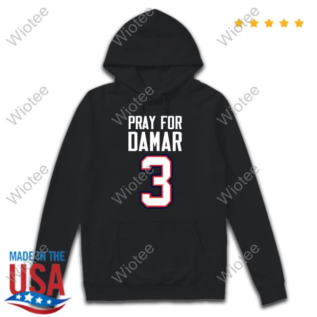 Buffalo Sabres Pray For Damar 3 Sweatshirt Damar Hamlin