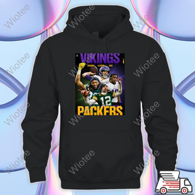 Vinkins Packers Long Sleeve Tee NFL Green Bay Packers Minnesota Vikings