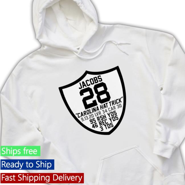 Carolina Hat Trick Josh Jacobs 28 Design Crewneck Sweatshirt Carolina Hat Trick Josh Jacobs 28 Design Shirt