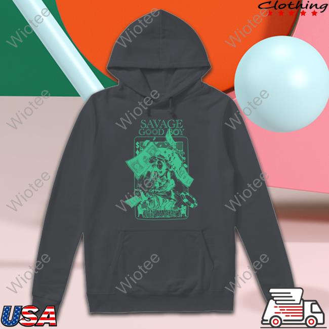 Japanese Breakfast Savage Good Boy White Long Sleeve Japanese Breakfast Savage Good Boy White Hooded Sweatshirt