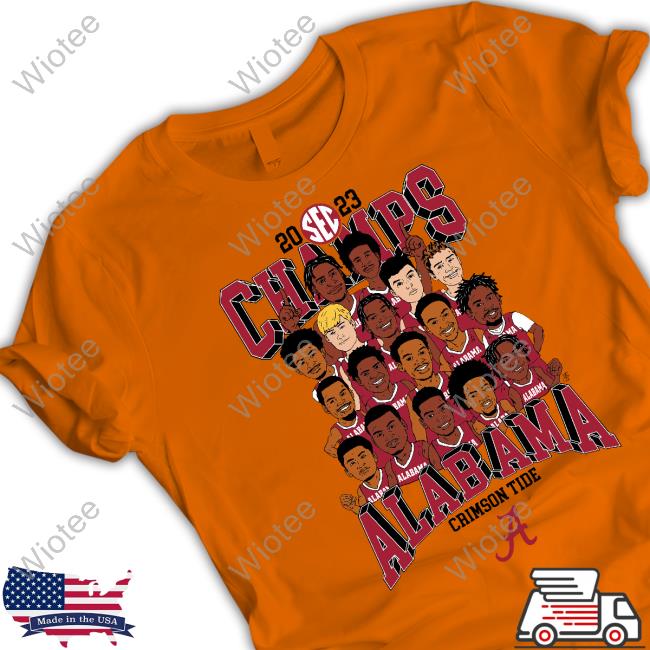 2023 Sec Champs Alabama Crimson Tide T Shirt