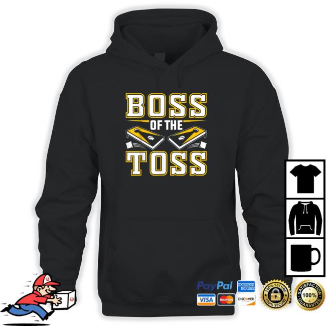 Official Boss Of The Toss Cornhole Tee Shirts Official Boss Of The Toss Cornhole Shirts