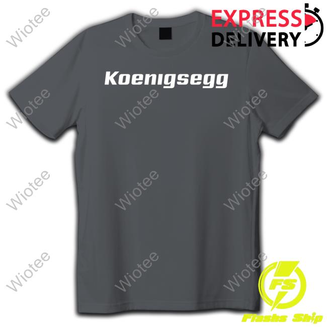 Official Koenigsegg Merch Koenigsegg Crewneck Sweatshirt