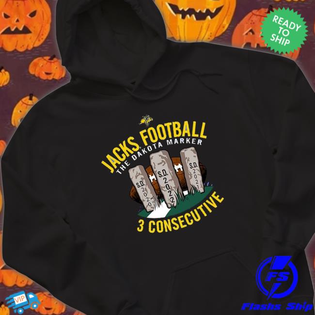 Jacks Football The Dakota Maker 3 Consecutive T-Shirt