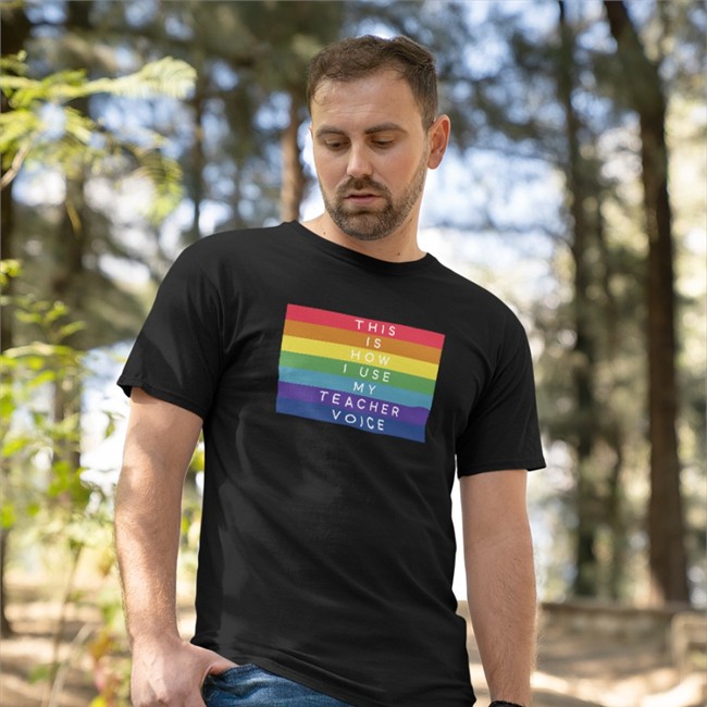 This Is How I Use My Teacher Voice Tee Shirt Queer This Is How I Use My Teacher Voice Pride Hoodie LGBTQ Community Libs of TikTok Lisa Boothe