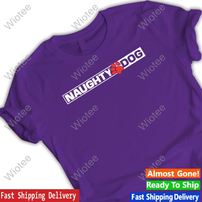 Official Naughty Dog T Shirt Official Naughty Dog Shirt