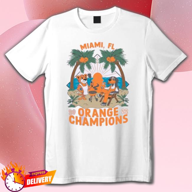 Orange 2022 Champions Miami Fl Tee Orange 2022 Champions Miami Fl Tee