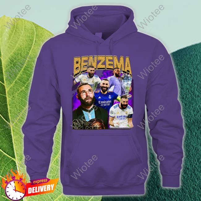 Vinícius Júnior Karim Benzema Ballon D’Or Shirt Karim Benzema Ballon D’Or Limited Edition Hooded Sweatshirt