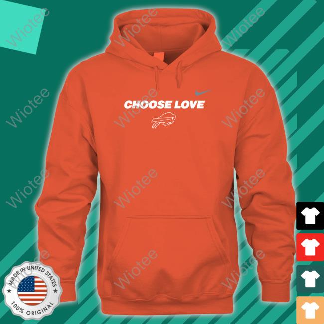 Official Choose Love Ryan Horton Shirts Buffalo Bills Choose Love Hooded Sweatshirt Ryan Buffalo Bills