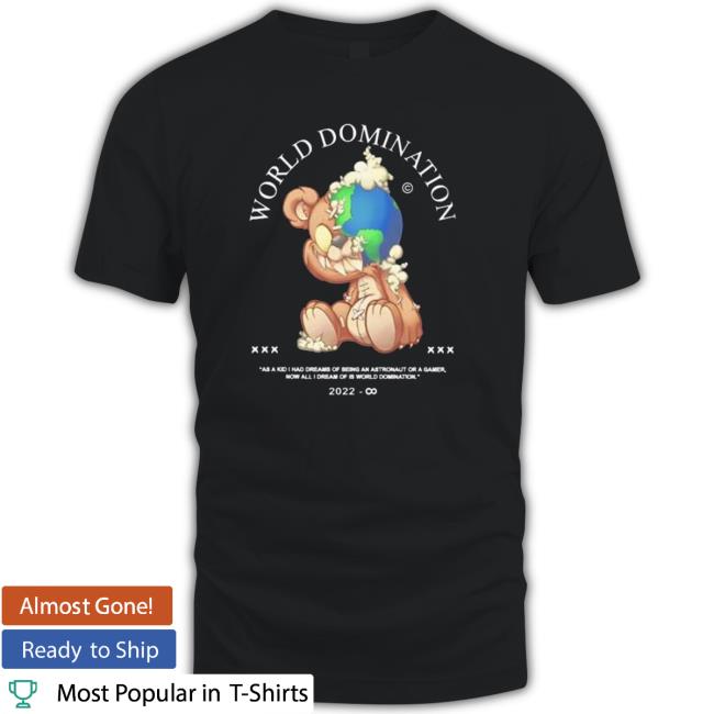 Official Jollz world domination teddy 2022 T-Shirt