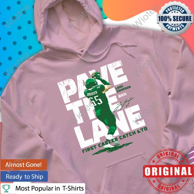Lane Johnson Philadelphia Pave The Lane T-Shirt Official Pave The Lane TShirts