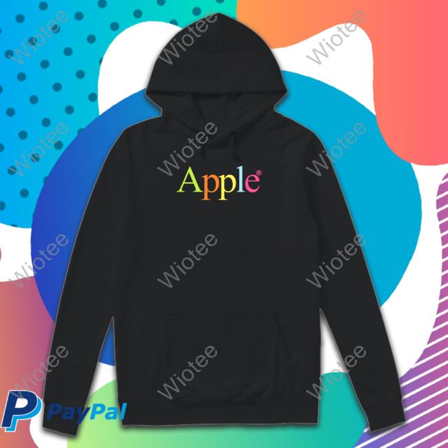 Original Apple Black Shirts Canoopsy Apple Shirt Vintage Canoopsy