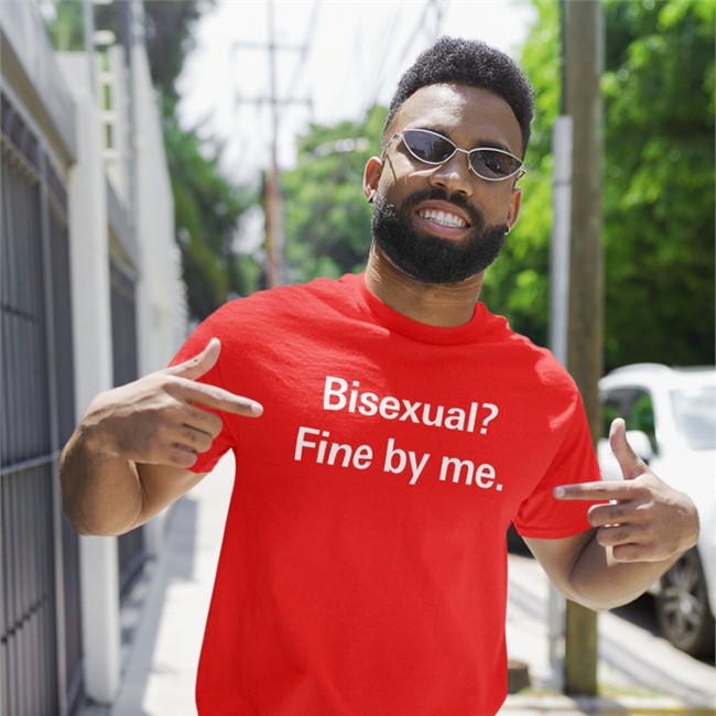 Shirts That Go Hard Bisexual Fine By Me Tank Top