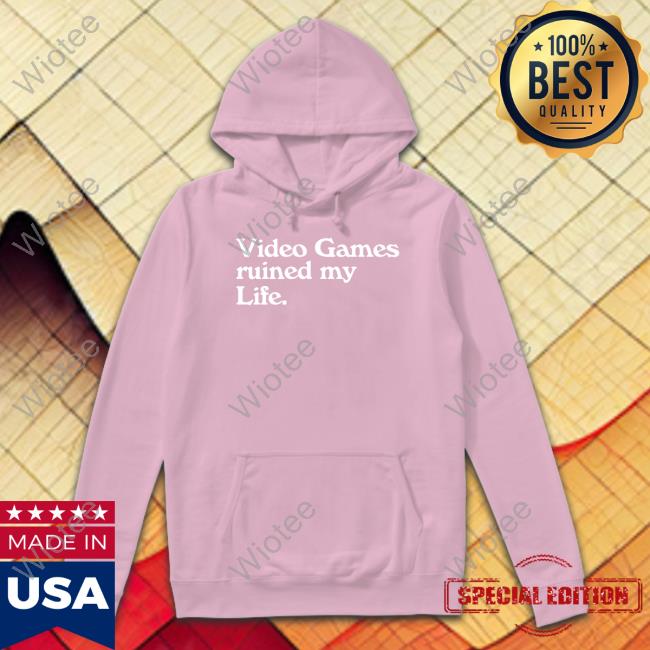 Kay Bell We All Know Its GDC Video Games Ruined My Life T Shirt Official Video Games Ruined My Life Tee